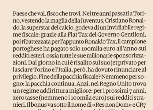 Fisco da Champion League. Studio Gazzani analizza CR7. #Fisco e #Pallone