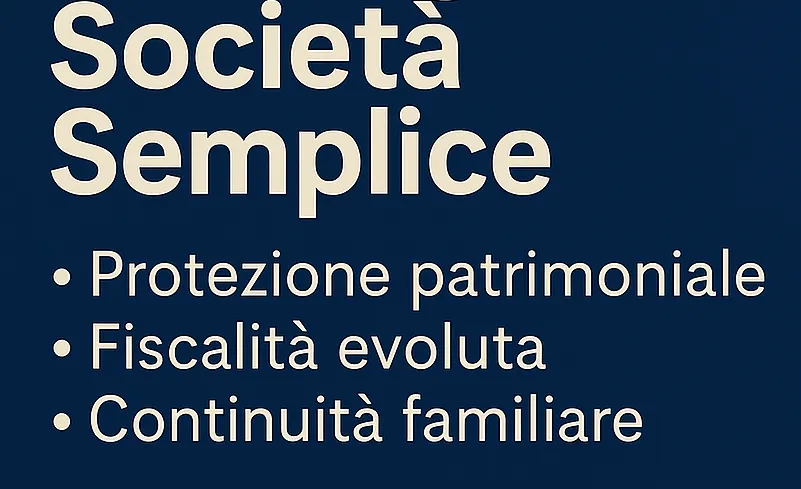 Società semplice per proteggere la continuità con uno sguardo particolare al fisco